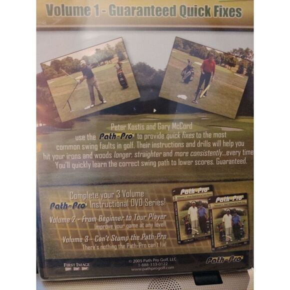 New Path-Pro Golf 3 DVD Set Volumes 1-3 Gary McCord Quick Fixes Beginner to Tour - Picture 2 of 4